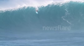 Big Wave Surfing Wipeout
