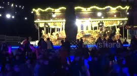 Natural History Museum Ice Rink and the Golden Carousel