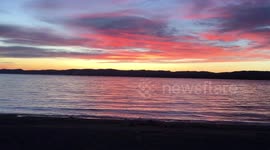 Sunset in Deer Lake Newfoundland