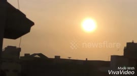 Sunrise with beautiful birds