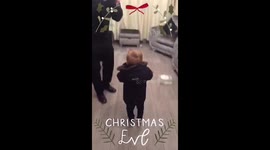 Baby singing jingle bells