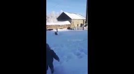 Qazaq Dimash Kudaibergenov kid sings national song in beautiful winter time track