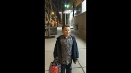 7 year old boy spends Fortnite money on homeless