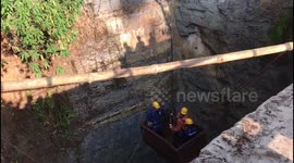 16th Day of rescue operation in search for the 15 miners trapped in the rat-hole mine in Meghalaya's East Jaintia Hills