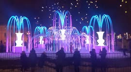 Illumination and 2019 New Year decoration of St.Petersburg, Russia