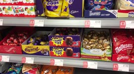 Easter stuff on sale at Christmas!