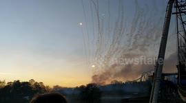 Fireworks Display At The Drayton Manor Park