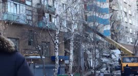 Three dead and dozens missing after explosion rips through Russian residential building