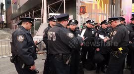 NYC: Massive police presence in Times Square as city prepares for New Year’s Eve ball drop