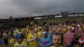 New Year's Day Swim 2019 at Saundersfoot - NYDS