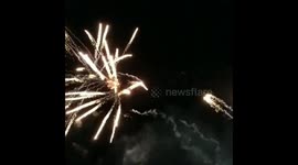 Fireworks Finale During a New Year's Celebration