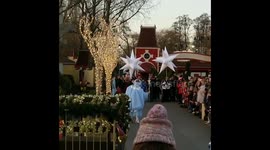 Christmas Parade At The Drayton Manor Park