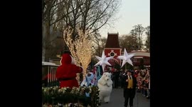 Christmas Parade At The Drayton Manor Park
