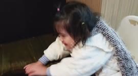 Taiwanese toddler gets upset when she is denied ice cream