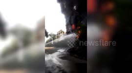 Major fire breaks out at chemical factory in west-central Indian state