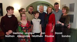 Family reunited after winning a competition