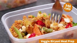 Vegetarian Meal Prep Biryani - UK foods, great if on a BUDGET - Recipes by Warren Nash