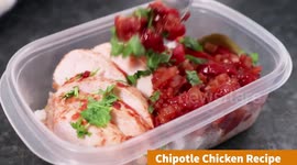 Chipotle Chicken Meal Prep Recipe - High Protein / JUST 3g fat - Recipes by Warren Nash