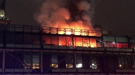 Fire tears through The Ivy in Manchester