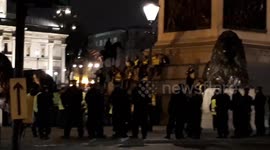 Yellow Vest Demo In London Continues Into The Night