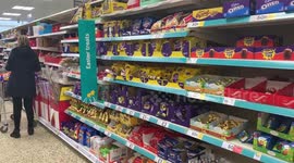 Supermarket already selling Easter Eggs
