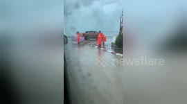 Newsflare Edit - Flood in Nathon following Storm Pabuk
