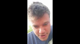 Man wakes up with huge hangover and has priceless reaction