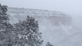 Snow at the Grand Canyon