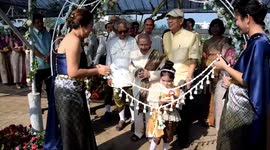 100-year-old man marries 96-year-old bride in Thailand