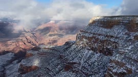 Snow in the Grand Canyon