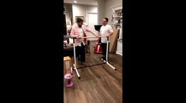 By far the most graceful dismount I’ve ever seen!