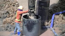 Construction site in Bangkok.
