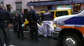 Woman gives birth in a Taxi Cab, New York