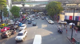 Rush hour in Bangkok  Thailand