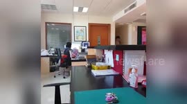 Newsflare Edit - I went overseas to study for two months. So, today surprised my mom at work https://t.co/HwksyHokFs