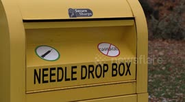 Drug crisis, injection needle drop boxes placed on Peterborough streets for addicts to safely dispose of needles