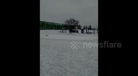 Snow ,in the park