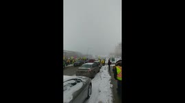 Yellow Vest Protest of PM Trudeau, Kamloops BC