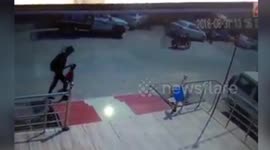 Toddler run over by van miraculously survives in India