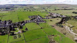 Peak Dale, Buxton, Derbyshire, Drone, 4K, UK