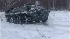 Russian civilian takes mysteriously-acquired tank for holiday drive in park