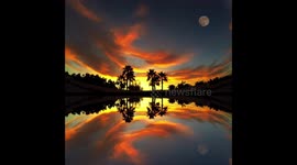 Epic Sunset Time Lapse With All The Colors In The Rainbow