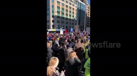 Union workers call for end to government shutdown during AFL-CIO Rally