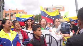 Venezuelans stage protest as President Maduro begins second term