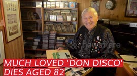 Britain's oldest DJ known as Don Disco has died at the age of 82 - but didn't stop spinning until his final days.