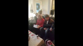 Christmas Gender Reveal to my in-laws!