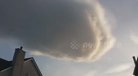 Huge Lenticular UFO Cloud Above me