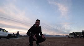 YouTuber Viva Frei documents skydivers from hot air Balloon