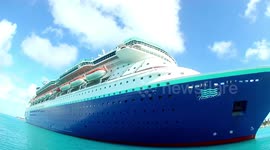 Cruise Ship in Aruba