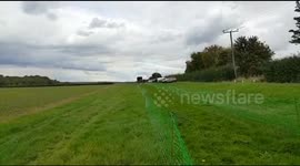 Hilarious sled riding fail!